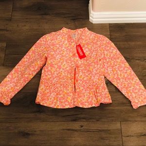 NEW Girls Gymboree Flower Jacket